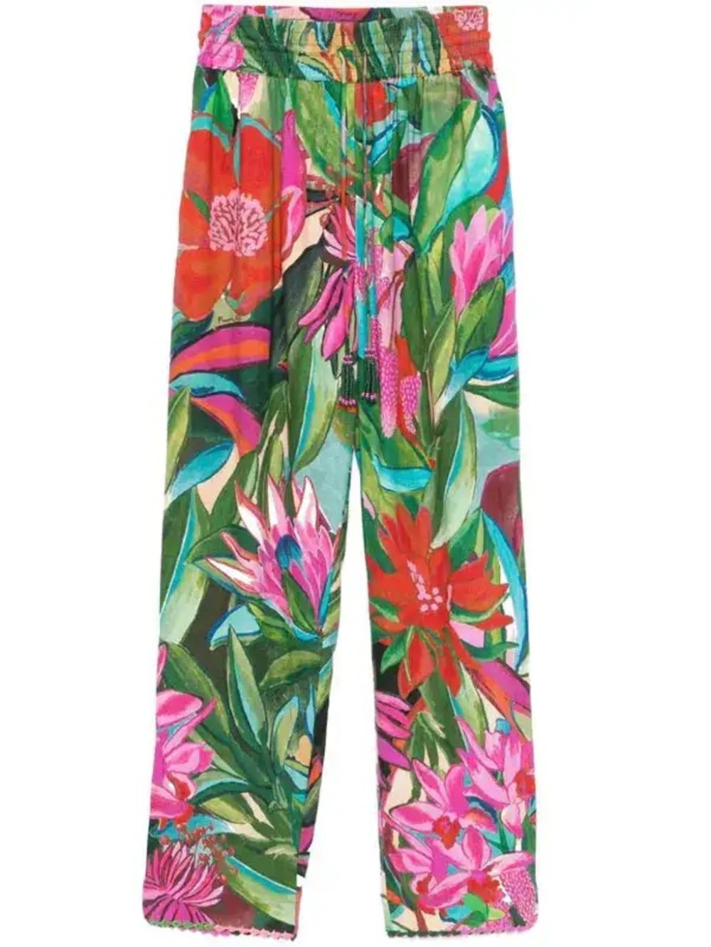 FARM RIO Jardín de Reve Floral-Print Pants XL NWOT - Picture 15 of 16